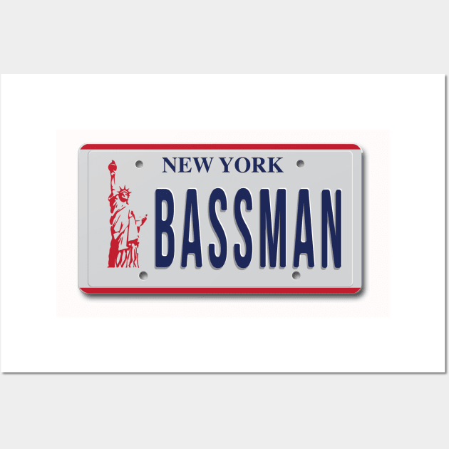 New York Bassman Wall Art by chrayk57